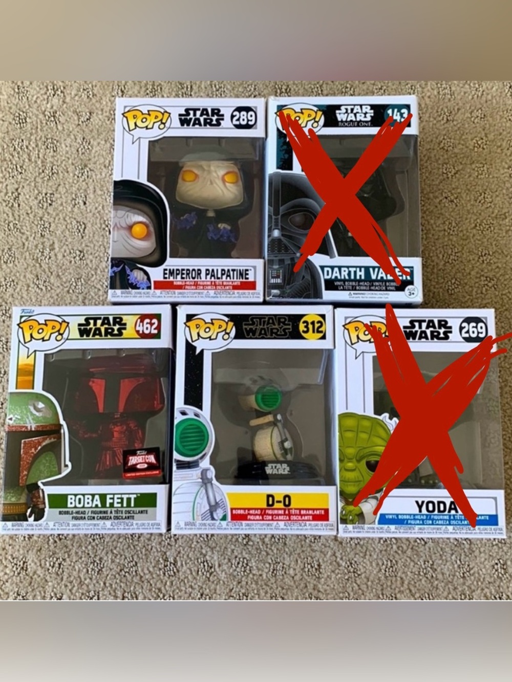 🖤 NEW! Bundle of 3 Star Wars Funko Pops
